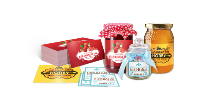 Cut-to-Size Jar Labels